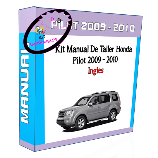 Manual De Taller Honda Pilot 2009 - 2010 Ingles