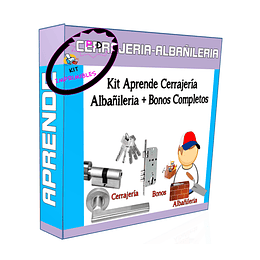 Kit Aprende Cerrajeria, Albañileria + Bonos Completos