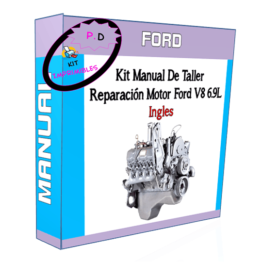 Manual De Taller Reparación Motor Ford V8 6.9L Ingles