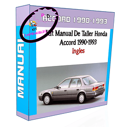 Manual De Taller Honda Accord (1990-1993) Ingles