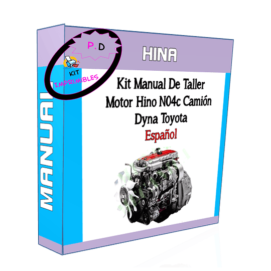 Manual De Taller Motor Hino N04c Camión Dyna Toyota Español