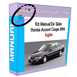 Manual De Taller Honda Accord Coupe 1994 Ingles