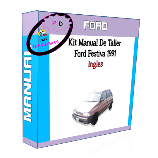 Manual De Taller Ford Festiva 1991 Ingles