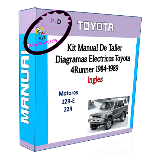 Manual De Taller Y Diagramas Toyota 4runner 1984-1989