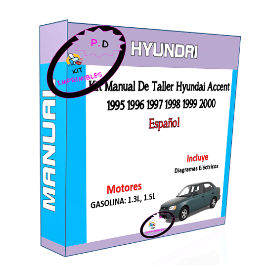 Manual Taller Hyundai Accent 1995 1996 1997 1998 1999 2000