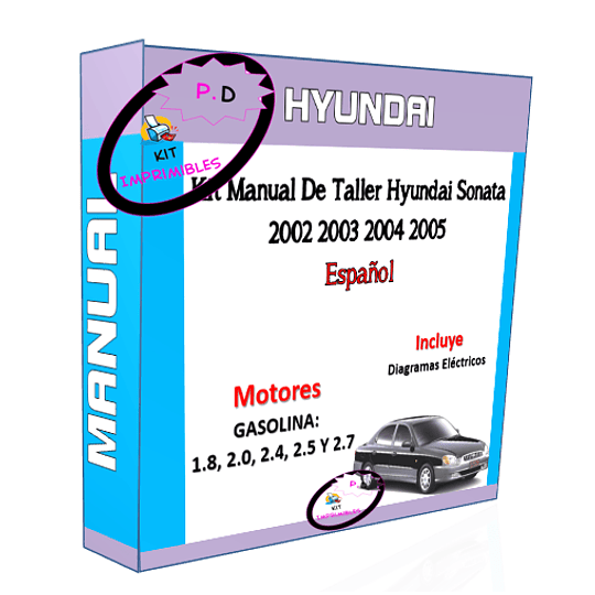 Manual De Taller Hyundai Sonata 2002 2003 2004 2005 Español