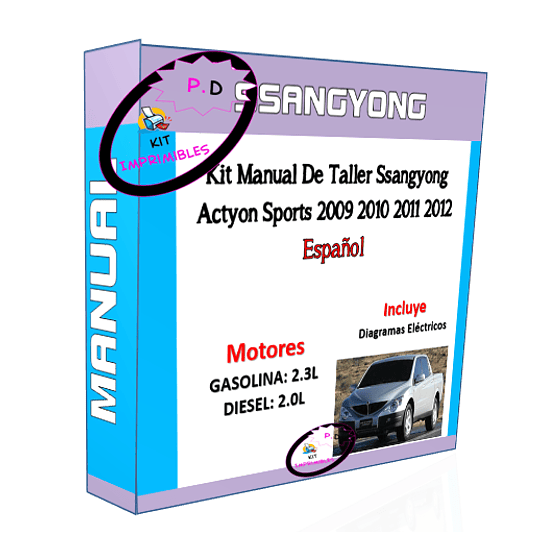 Manual De Taller Ssangyong Actyon Sports 2009 2010 2011 2012