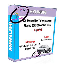 Manual De Taller Hyundai Elantra 2003 2004 2005 2006 Español