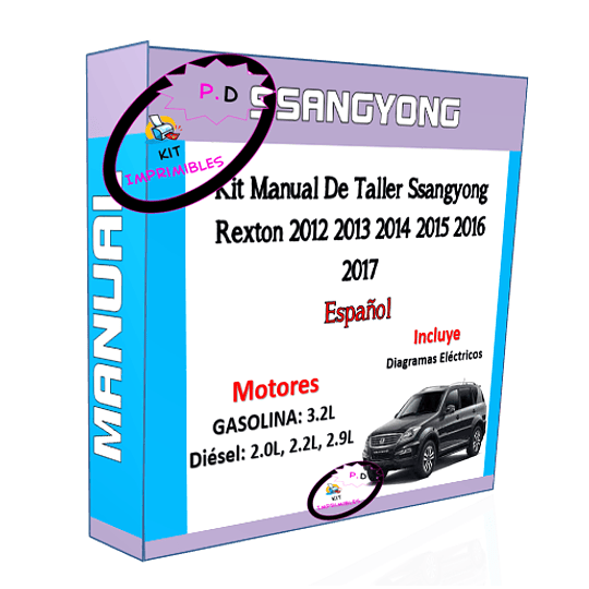 Manual Taller Ssangyong Rexton 2012 2013 2014 2015 2016 2017