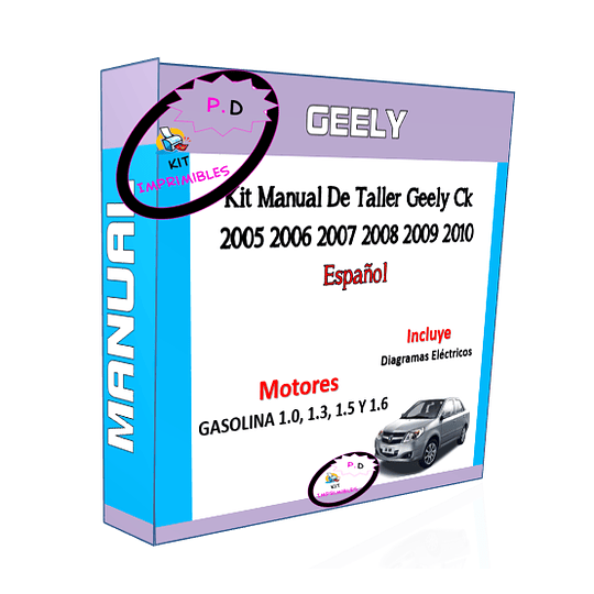 Manual De Taller Geely Ck 2005 2006 2007 2008 2009 2010 Esp.