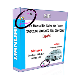 Manual Taller Kia Carens 1999 2000 2001 2002 2003 2004 2005