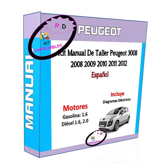 Manual De Taller Peugeot 3008 2008 2009 2010 2011 2012 Esp.