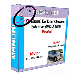 Manual De Taller Chevrolet Suburban (1992 A 1998) Español