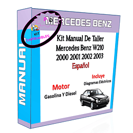 Manual De Taller Mercedes Benz W210 2000 2001 2002 2003 Esp.