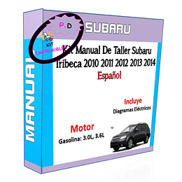 Manual De Taller Subaru Tribeca 2010 2011 2012 2013 2014 Esp