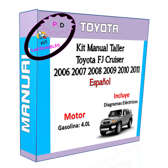 Manual Taller Toyota Fj Cruiser 2006 2007 2008 2009 2010 2011