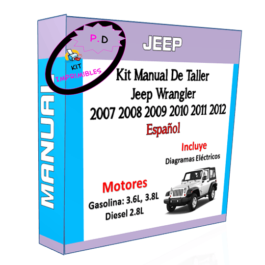 Manual De Taller Jeep Wrangler 2007 2008 2009 2010 2011 2012