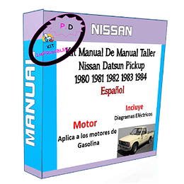 Manual Taller Nissan Datsun Pickup 1980 1981 1982 1983 1984