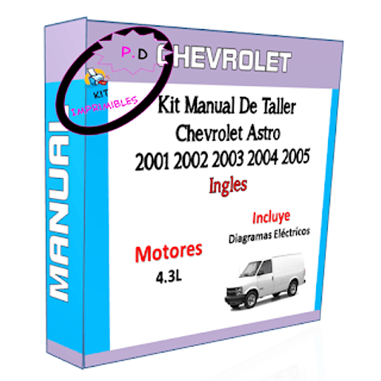 Manual De Taller Chevrolet Astro 2001 2002 2003 2004 2005 Ingles