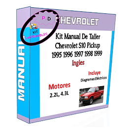 Manual Taller Chevrolet S10 Pickup 1995 1996 1997 1998 1999