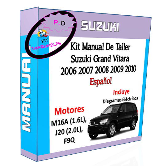 Manual Taller Suzuki Grand Vitara 2006 2007 2008 2009 2010