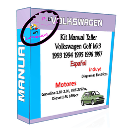 Manual Taller Volkswagen Golf Mk3 1993 1994 1995 1996 1997