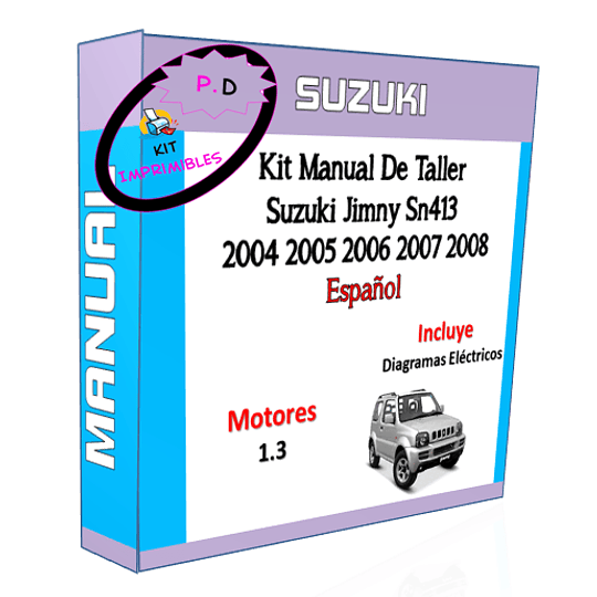 Manual De Taller Susuki Jimny Sn413 2004 2005 2006 2007 2008