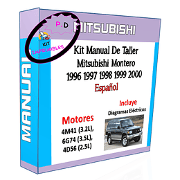 Manual De Taller Mitsubishi Montero 1996 1997 1998 1999 2000