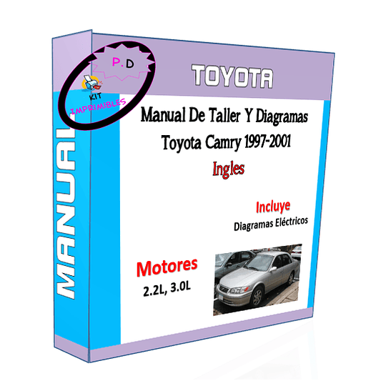 Manual De Taller Y Diagramas Toyota Camry 1997-2001 Ingles