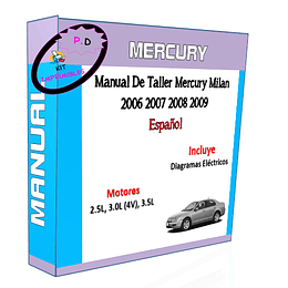 Manual De Taller Mercury Milan 2006 2007 2008 2009 Español
