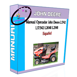 Manual Operador John Deere L1742 L17.542 L2048 L2548 Español