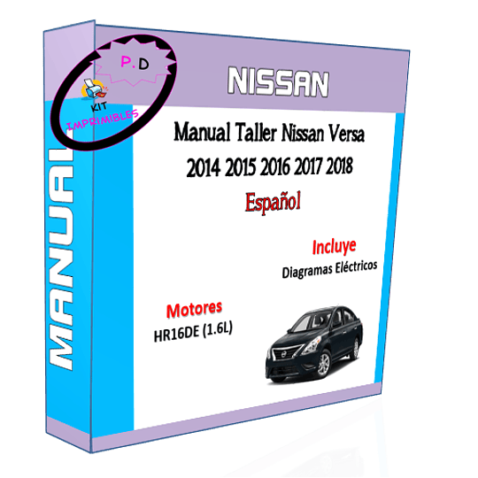 Manual Taller Nissan Versa 2014 2015 2016 2017 2018 Español