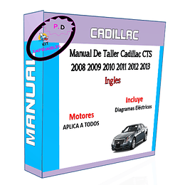 Manual De Taller Cadillac CTS 2008 2009 2010 2011 2012 2013