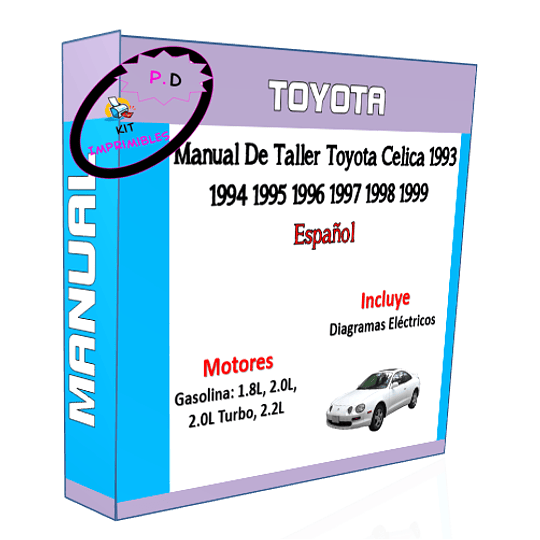 Manual Taller Toyota Celica 1993 1994 1995 1996 1997 1998-99