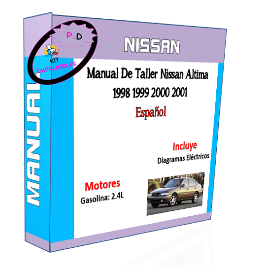 Manual De Taller Nissan Altima 1998 1999 2000 2001 Español