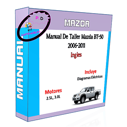 Manual De Taller Mazda BT-50 2006-2011 Ingles