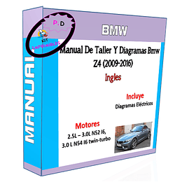 Manual De Taller Y Diagramas Bmw Z4 (2009-2016) Ingles