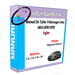 Manual De Taller Volkswagen Jetta MK6 (2010-2018) Ingles