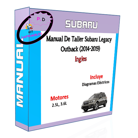 Manual De Taller Subaru Legacy Outback (2014-2019) Ingles