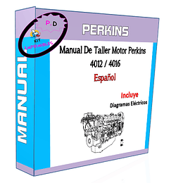 Manual De Taller Motor Perkins 4012 / 4016  En Español