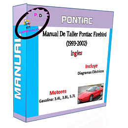 Manual De Taller Pontiac Firebird (1993-2002) Ingles