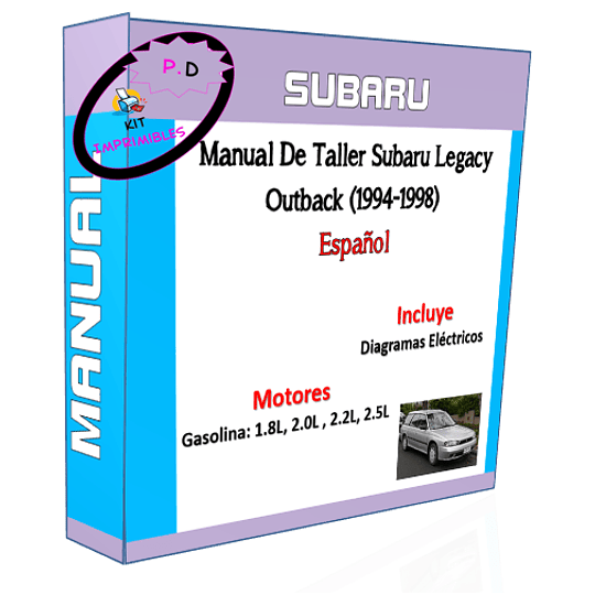 Manual De Taller Subaru Legacy Outback (1994-1998) Español