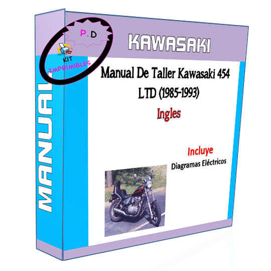 Manual De Taller kawasaki 454 LTD (1985-1993) Ingles