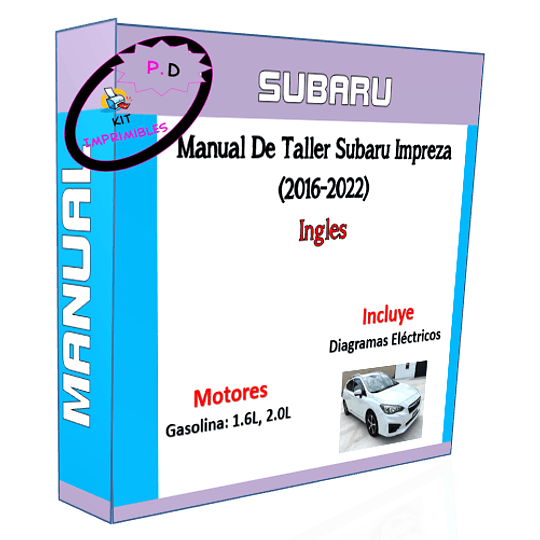 Manual De Taller Subaru Impreza (2016-2022) Ingles