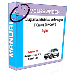 Diagramas Eléctricos Volkswagen T-Cross (2019-2021) Ingles