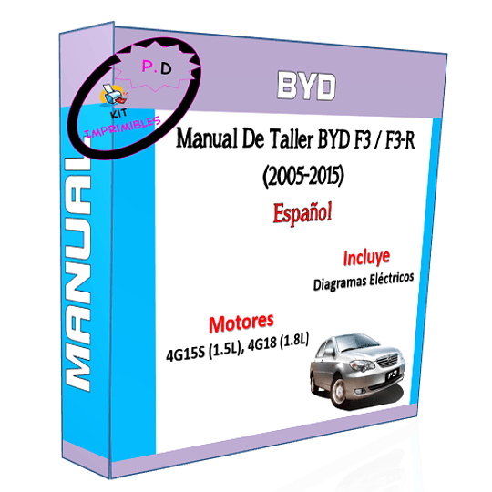 Manual De Taller Byd F3 / F3-R (2005-2015) En Español