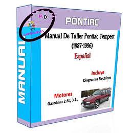 Manual De Taller Pontiac Tempest (1987-1996) Español