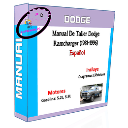 Manual De Taller Dodge Ramcharger (1981-1996) Español