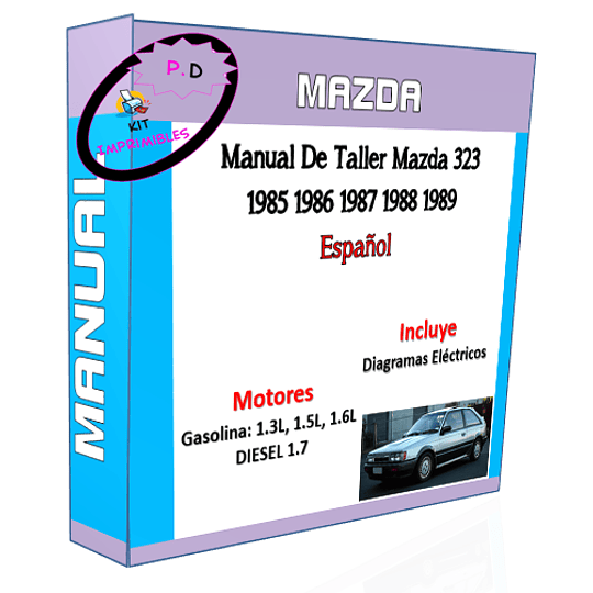 Manual De Taller Mazda 323 1985 1986 1987 1988 1989 Español