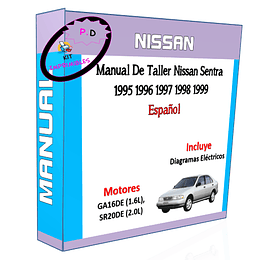 Manual De Taller Nissan Sentra 1995 1996 1997 1998 1999 Esp.